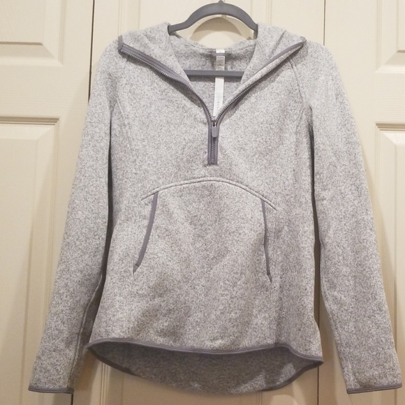 lululemon athletica Tops - Lululemon Fleece 1/2 Zip Hoodie